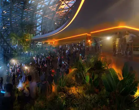 Luxurious living room in Elan The Presidential